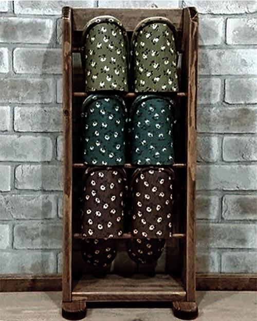 Тапочница из дерева Гобери Сепия (ТПЧ-001208)