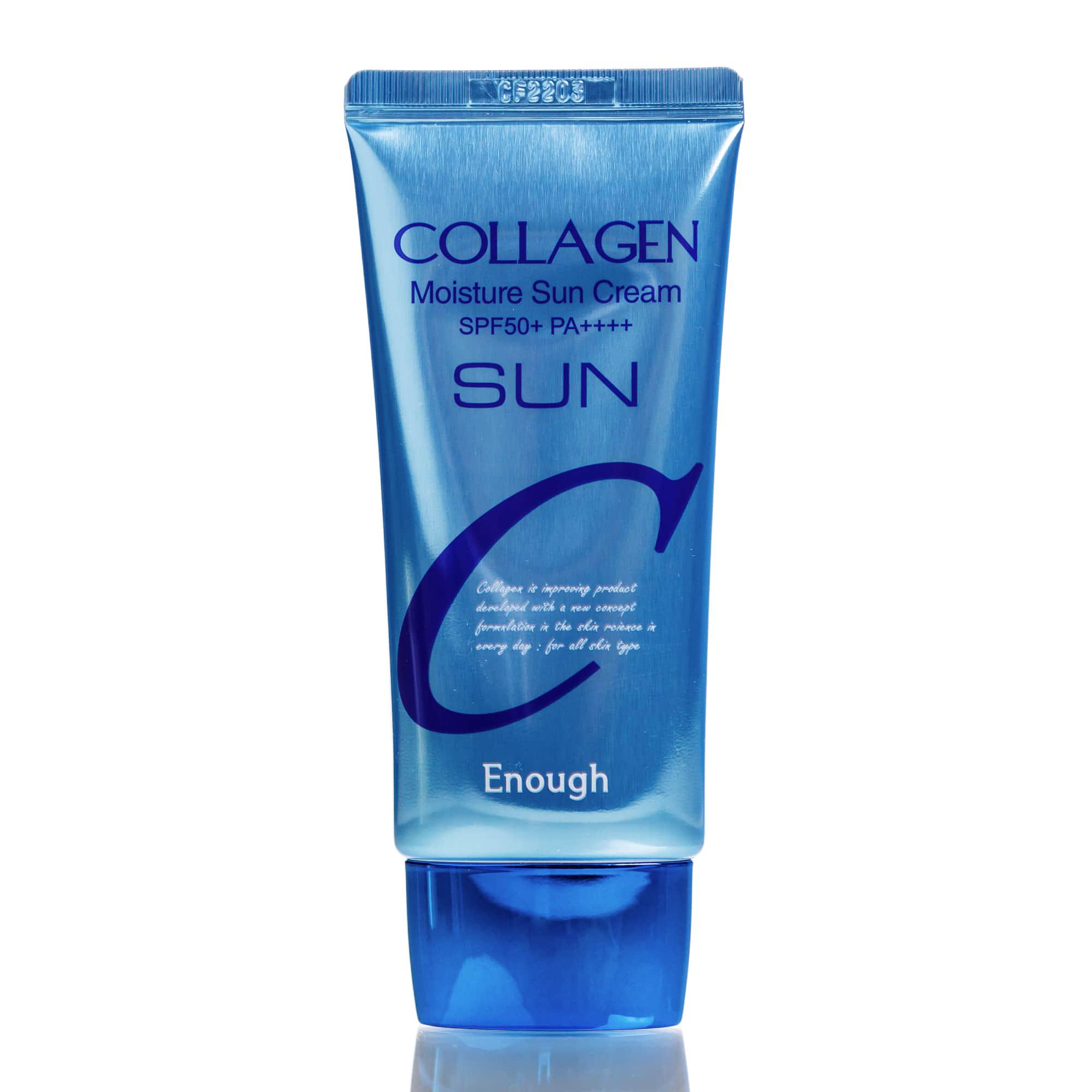 Крем солнцезащитный с коллагеном Enough Collagen Moisture Sun Cream SPF50+ PA+++ 50 мл