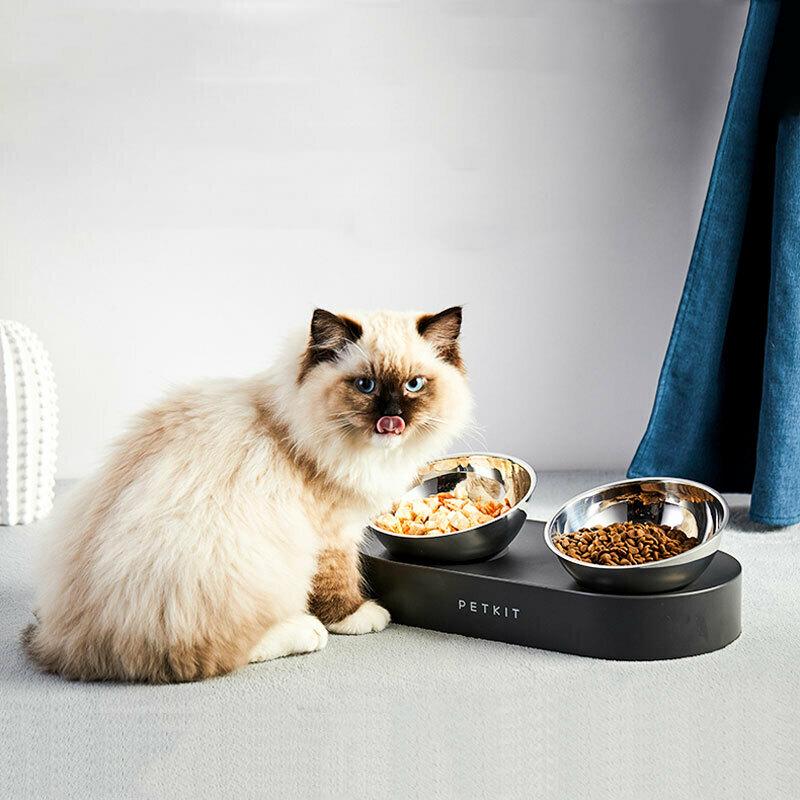 Миска для собак и кошек PETKIT Fresh Nano-Metal Pet Cat TWO Bowl Stand (666123) - фото 6