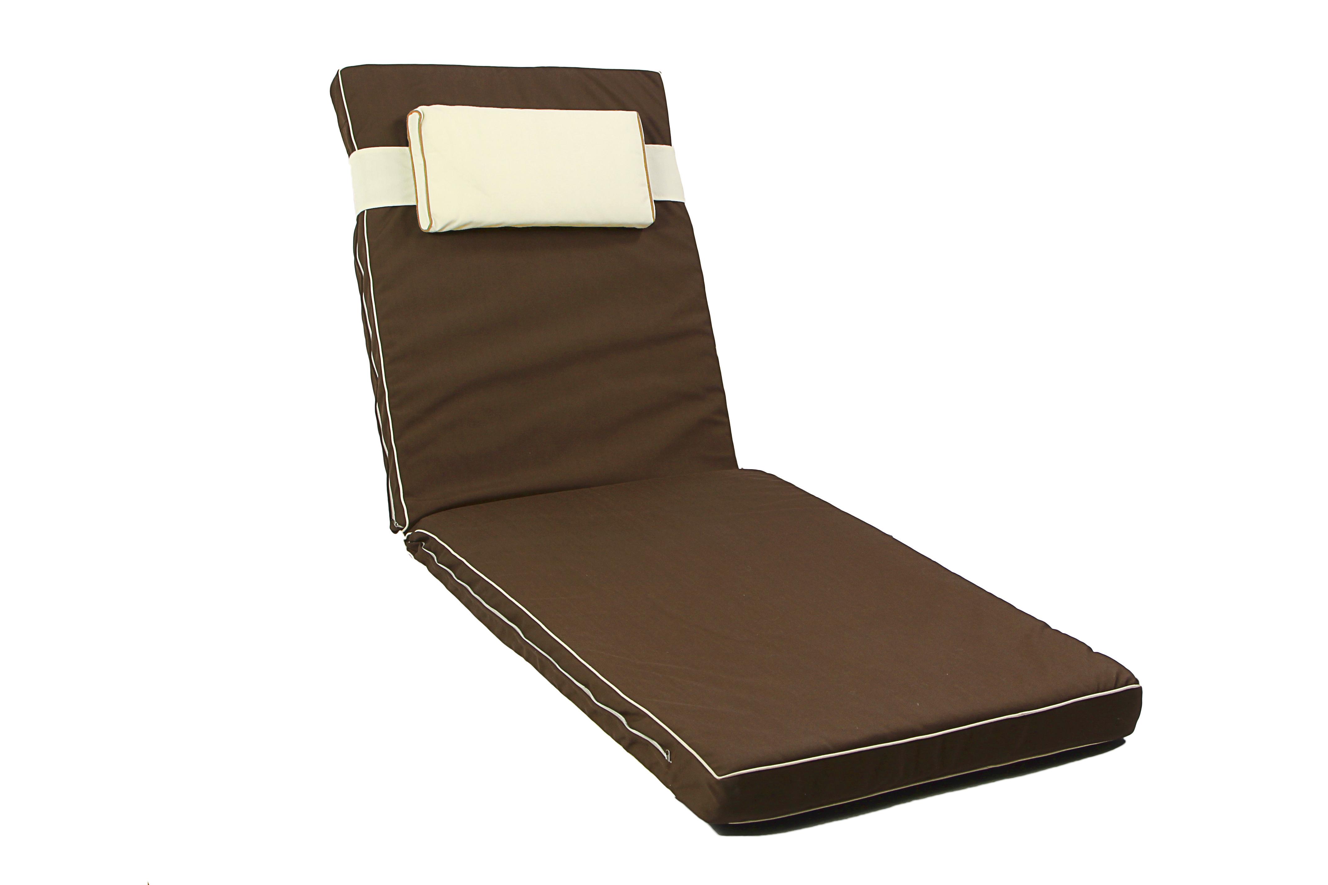 Матрас для шезлонга Ost-Fran MOCCA 2714/2710 192x60x8 см Коричневый (3598) - фото 1 Матрас для шезлонга Ost-Fran MOCCA 2714/2710 192x60x8 см Коричневый (3598) - фото 1