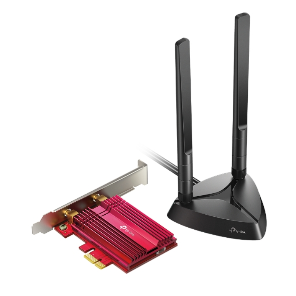 Сетевой адаптер TP-Link Archer TX3000E PCI-E Wi-Fi 6 2402 Mbps Bluetooth 5.0 Black/Red (29596498)
