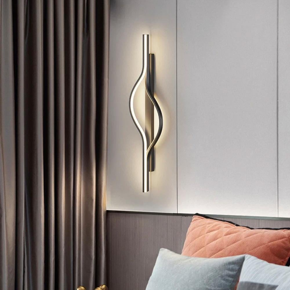 Бра Line.F настенное 80 см Черный (2600_5683)