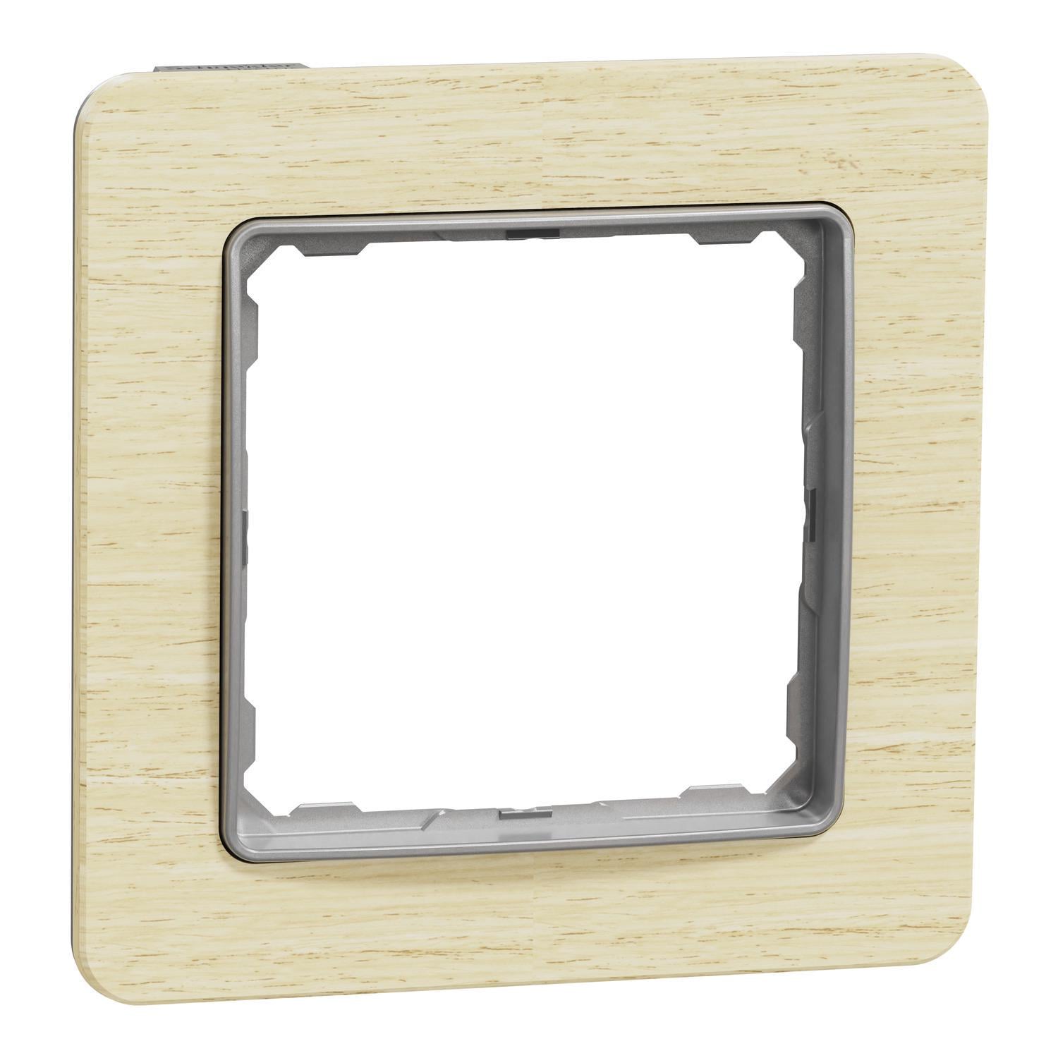 Рамка одноместная Schneider Electric Sedna Elements Береза (SDD380801)