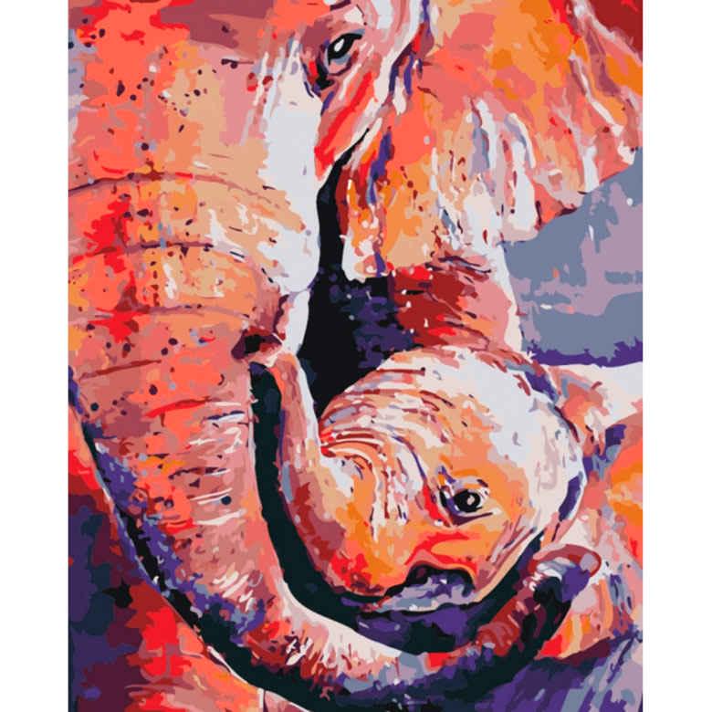 Картина по номерам Идейка КН2486 Мамина любовь 40х50 см (L058388)