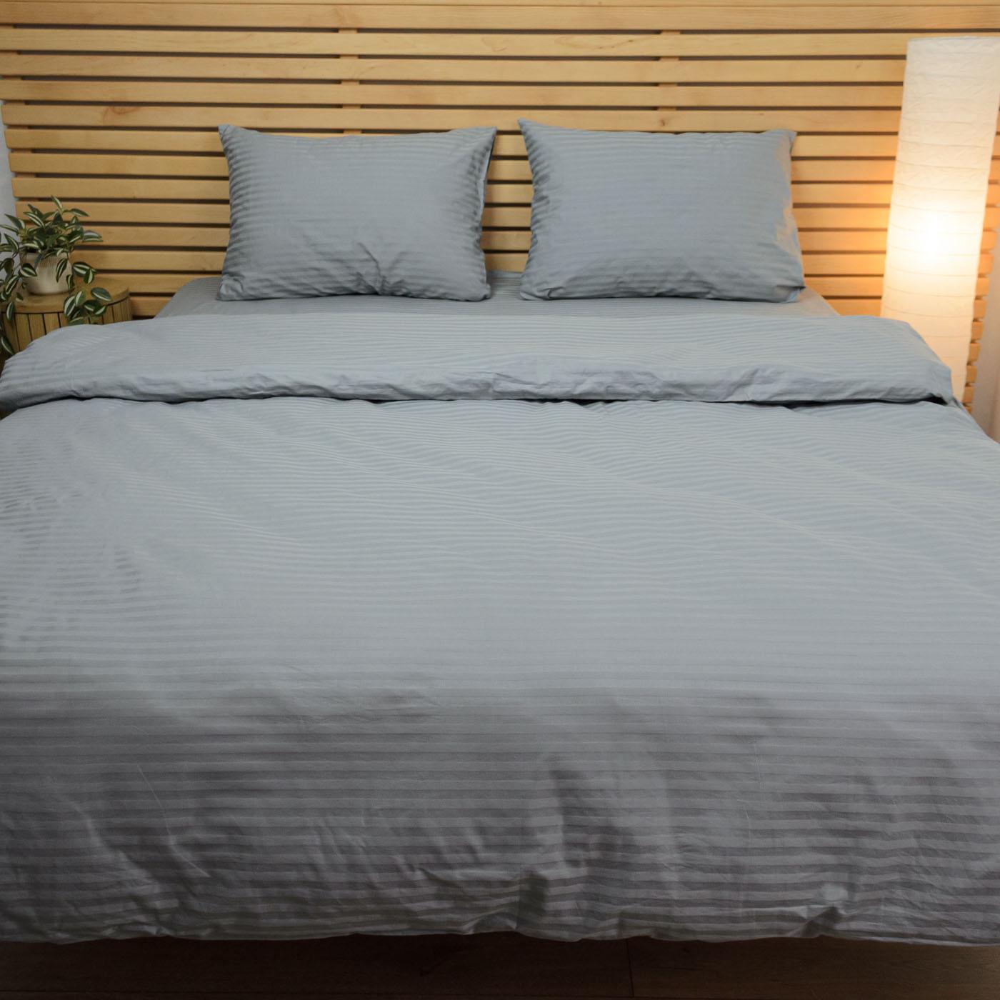 Наволочка на подушку YouStar страйп сатин 125 г/м2 70х70 см 1 шт. Сірий (nav-sst-70x70-grey) - фото 3 Наволочка на подушку YouStar страйп сатин 125 г/м2 70х70 см 1 шт. Сірий (nav-sst-70x70-grey) - фото 3