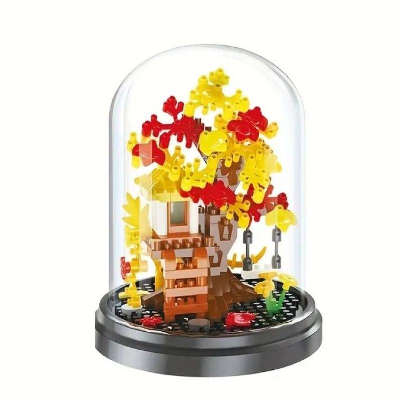 Конструктор в колбе Осень с деревом на 243 деталей (619)