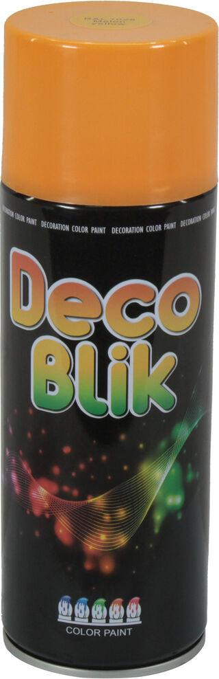Краска-спрей Deco Blik 400 мл RAL 1028 Желтая дыня