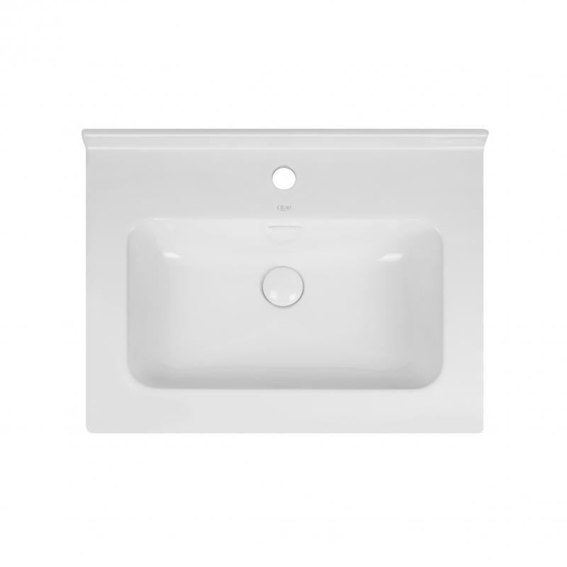 Раковина Q-tap Albatross 01 QT0111FL8167AW с донным клапаном