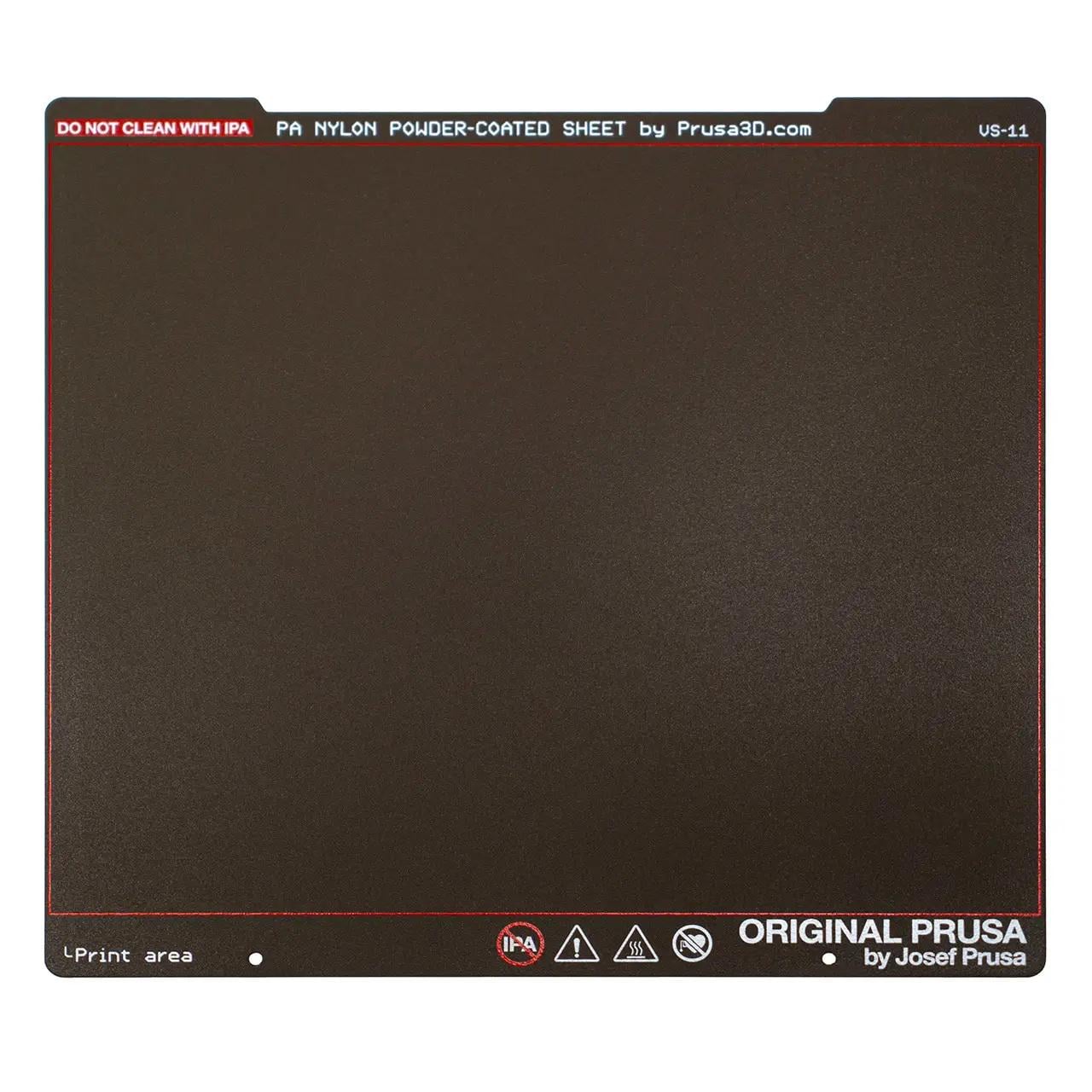 Пластина з двостороннім спеціальним покриттям PRUSA PA Nylon Powder-coated Print Sheet 254x240x0,9 мм (8676)