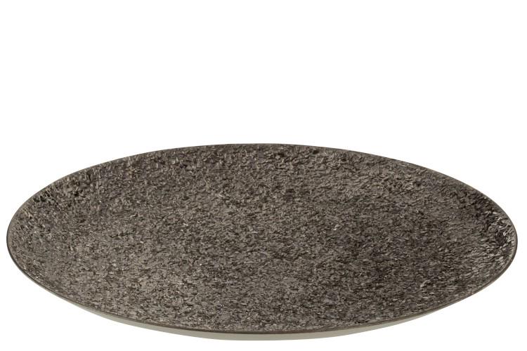 Поднос круглый J-LINE 46 см Черный (822) Поднос круглый J-LINE 46 см Черный (822)