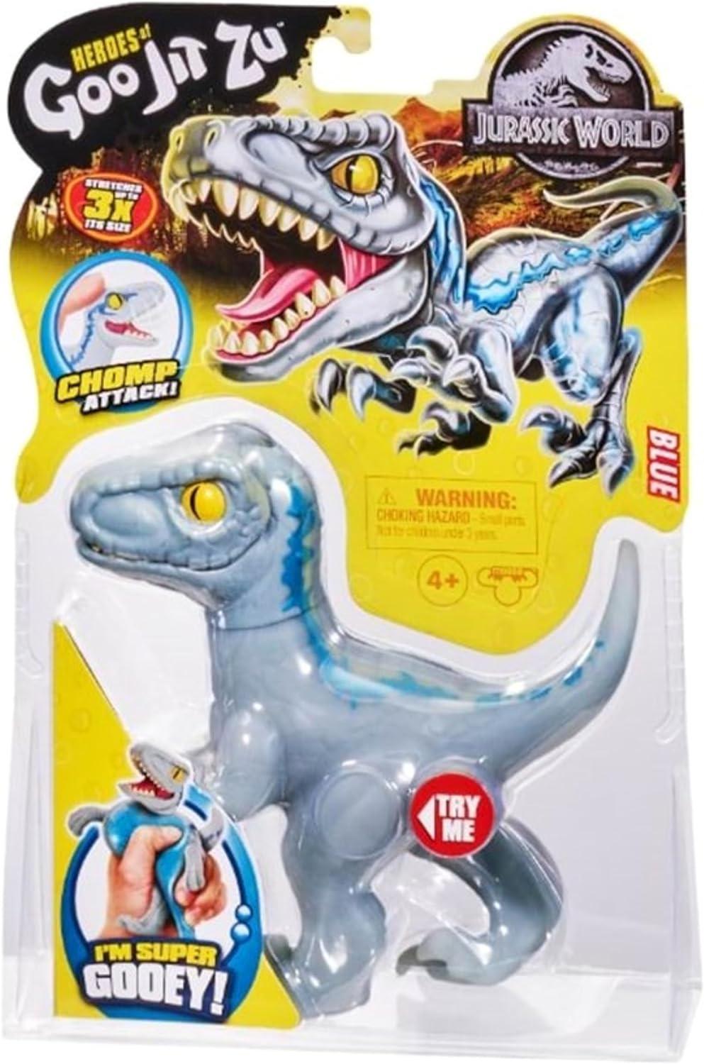 Фігурка тягучка Heroes of Goo JIT Zu Jurassic World Blue Velociraptor - фото 1