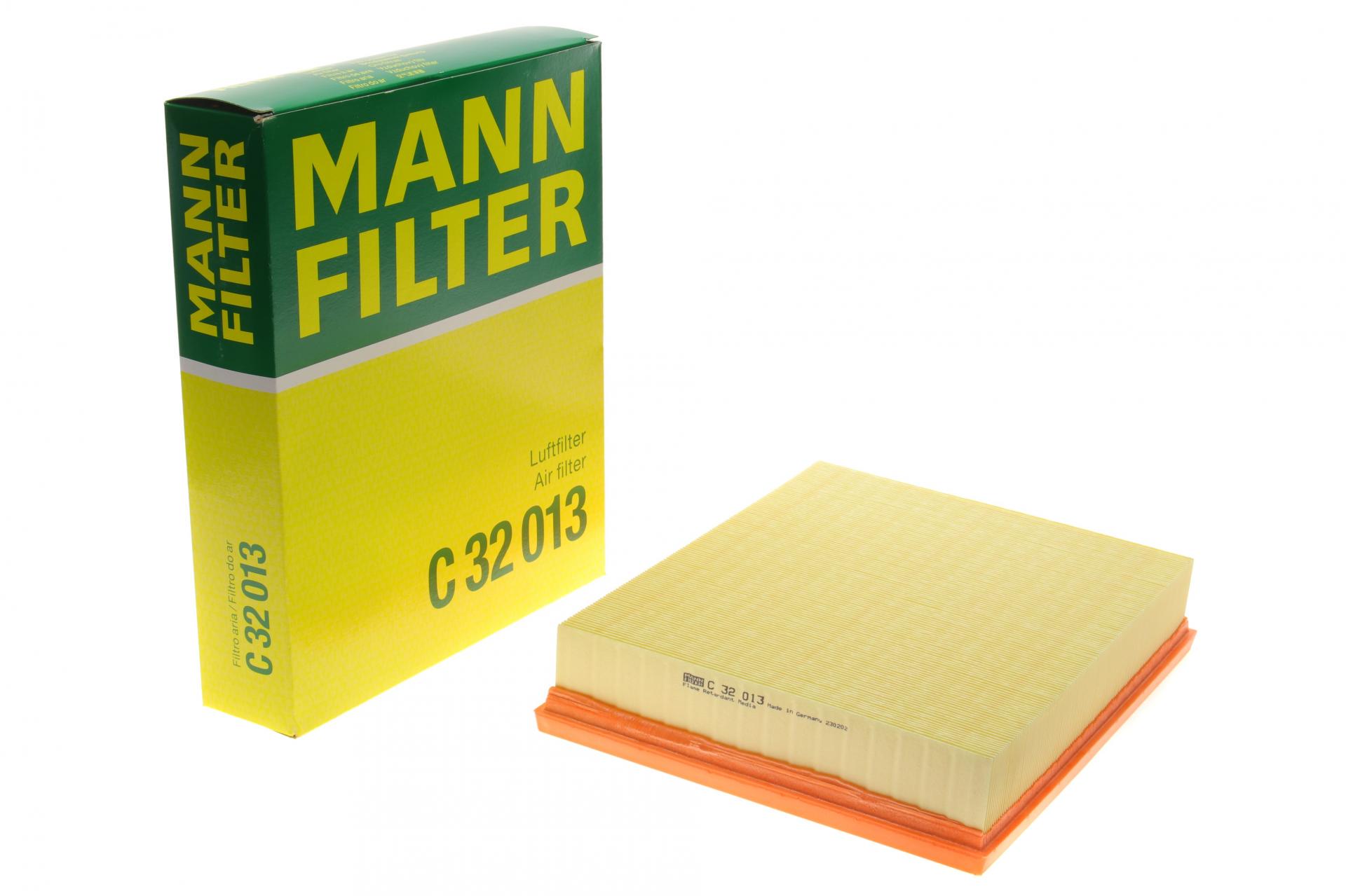 Фильтр воздушный Mann-Filter для VW Amarok 2,0TDI/TFSI/3,0TDI V6 10- h 60 мм (C 32 013)