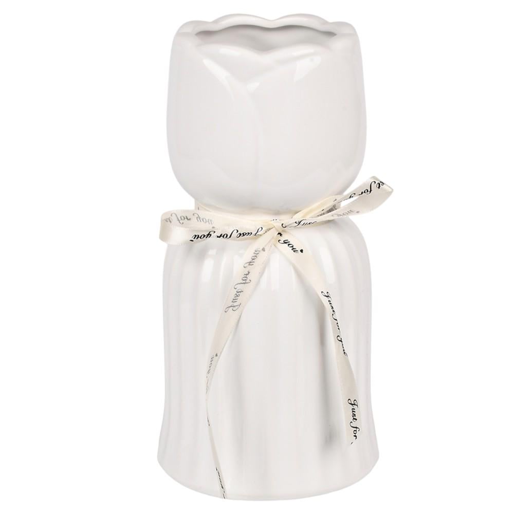 Ваза настольная Tulip R10300-L 26х9 см Белый (31845249)