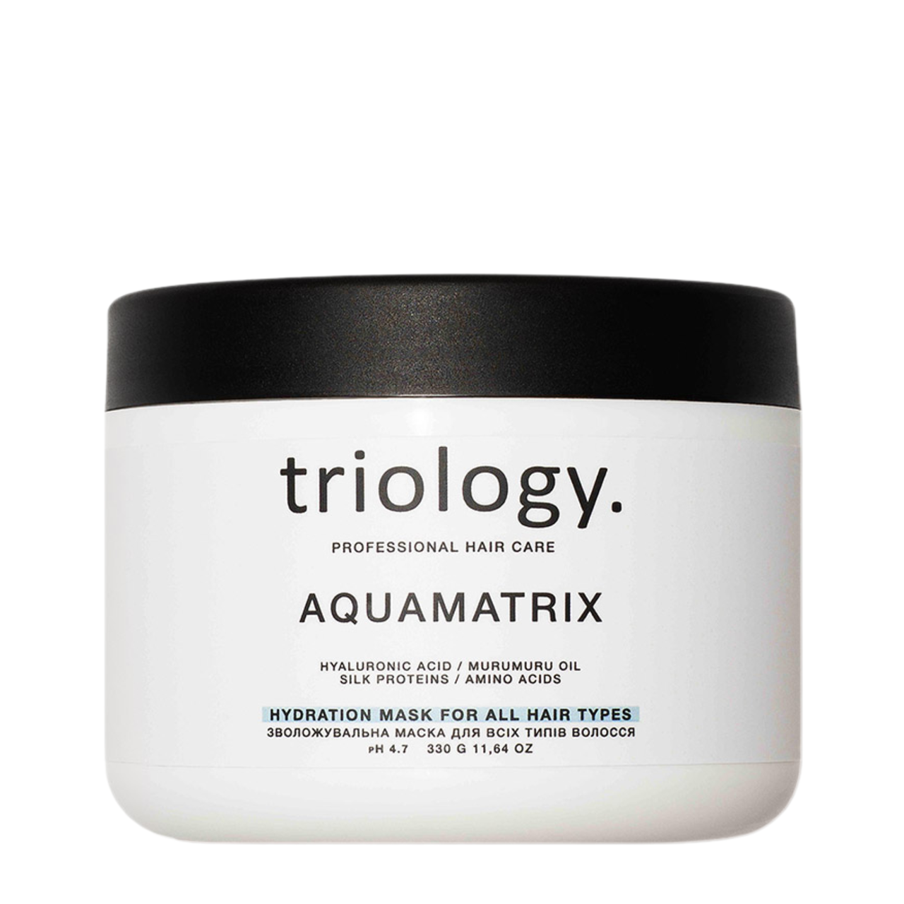 Маска для волос увлажняющая Triology AQUAMATRIX с гиалуроновой кислотой 330 г