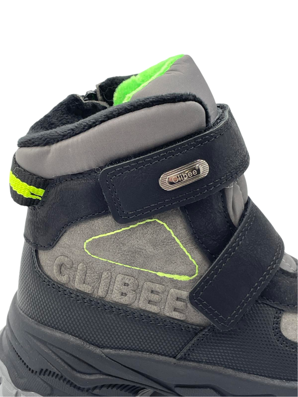 Черевики зимові для хлопчиків Clibee HB557-9/27 р. 27 Сірий - фото 4