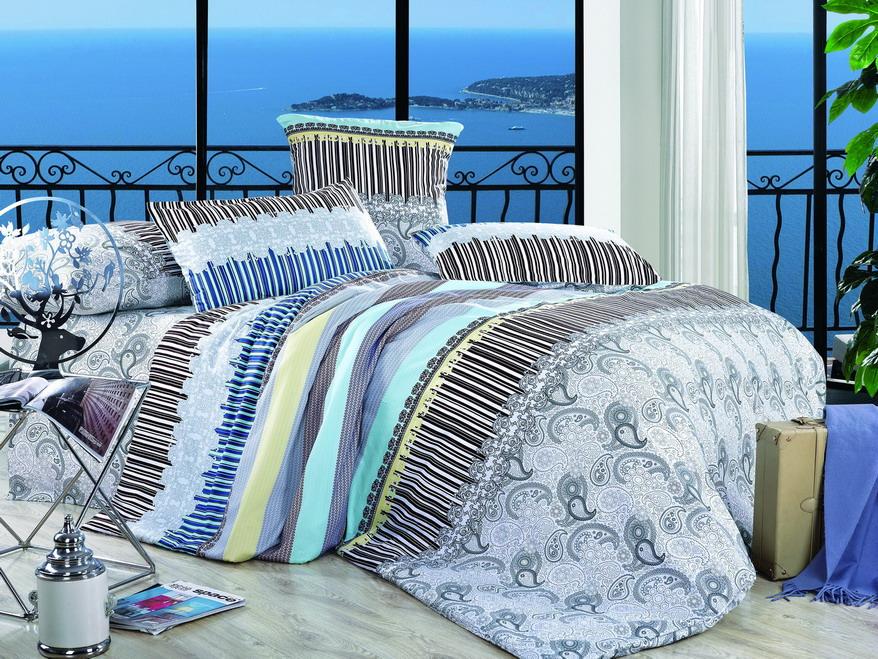 Простынь Вилена Пианино ранфорс евро 220х220 см