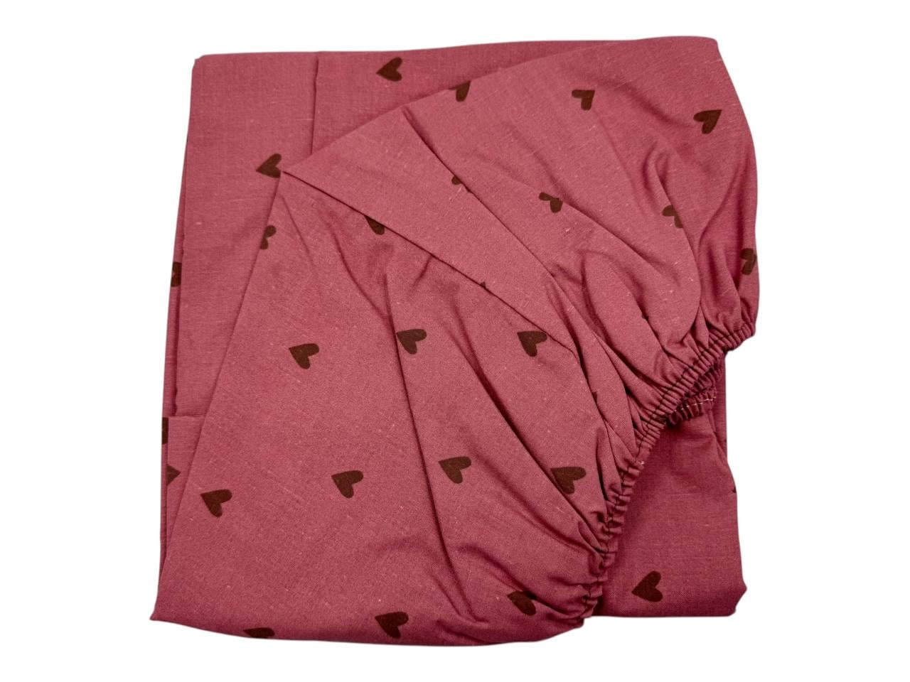 Простынь на резинке Hearts 70х140 см (G-5501/WP/x70)