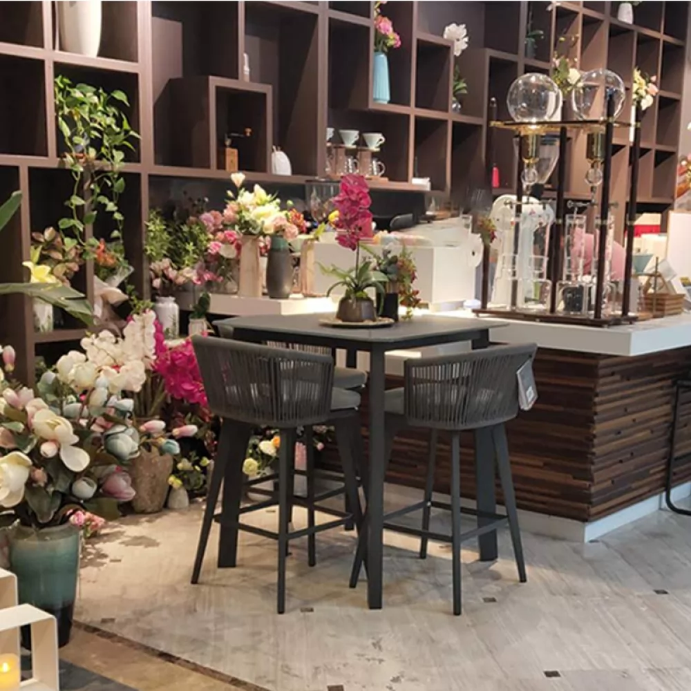 Комплект садовой мебели COUTURE DIVA 91704082 91704070 барный (7105-09) - фото 2 Комплект садовой мебели COUTURE DIVA 91704082 91704070 барный (7105-09) - фото 2