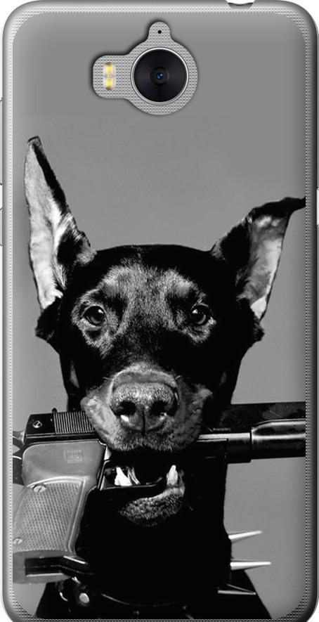 Чехол на Huawei Y5 2017 Доберман (2745t-992-42517)