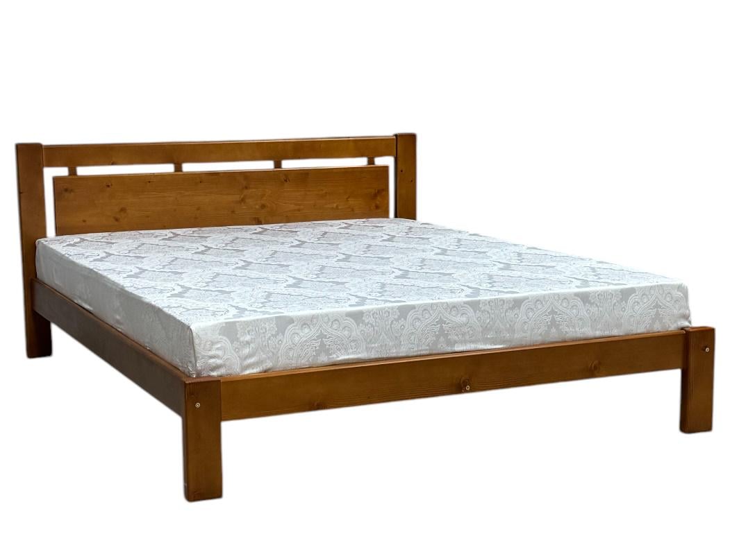 Кровать двухспальная деревянная Скиф Л-210 140х210 см Кальвадос (25506551)