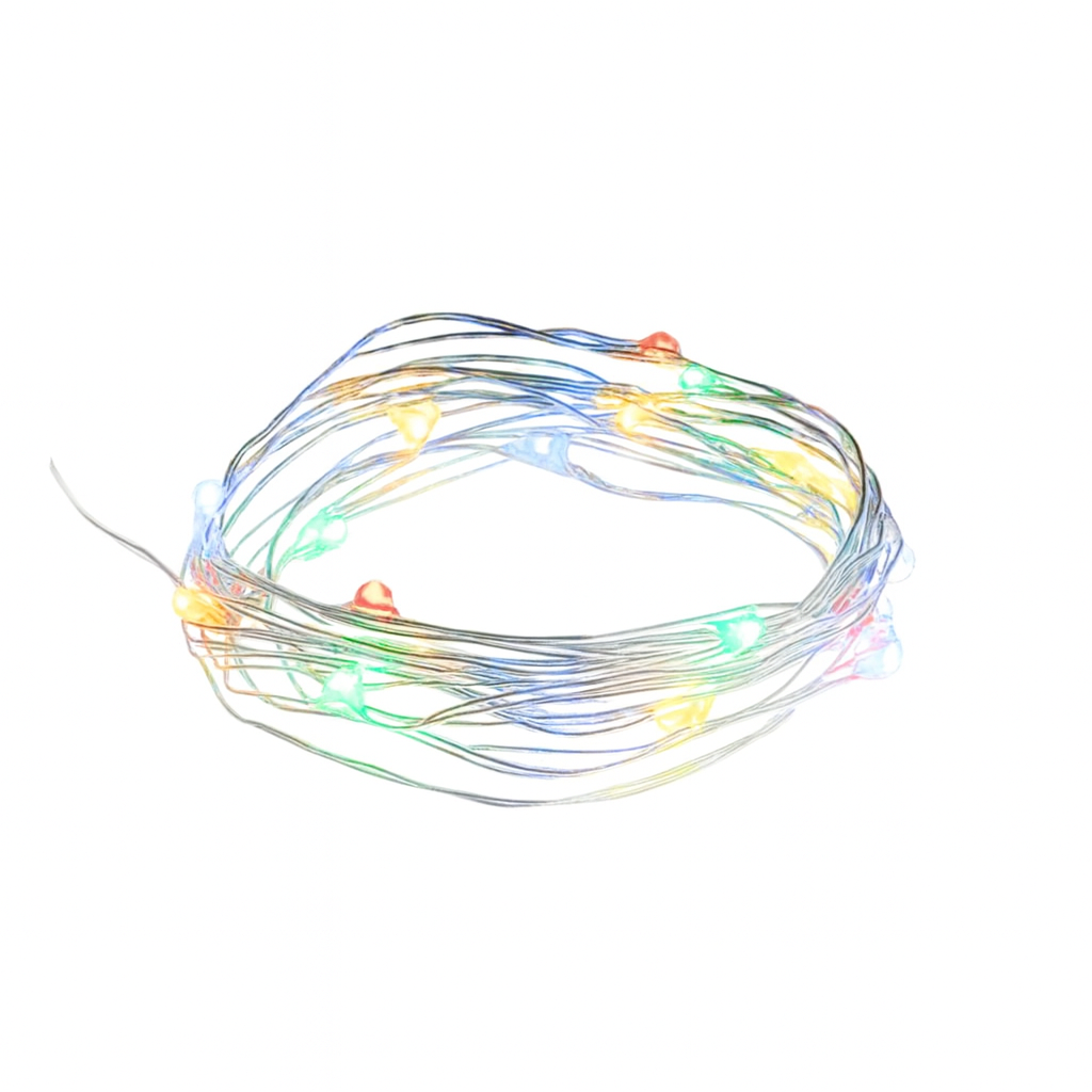 Гирлянда светодиодная Stenson R88647-1 Colored с контроллером 100 LED 10 м (552499)