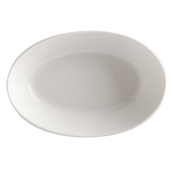 Блюдо сервировочное овальное Maxwell & Williams WHITE BASICS ROUND фарфор 20х14 см (2631586)