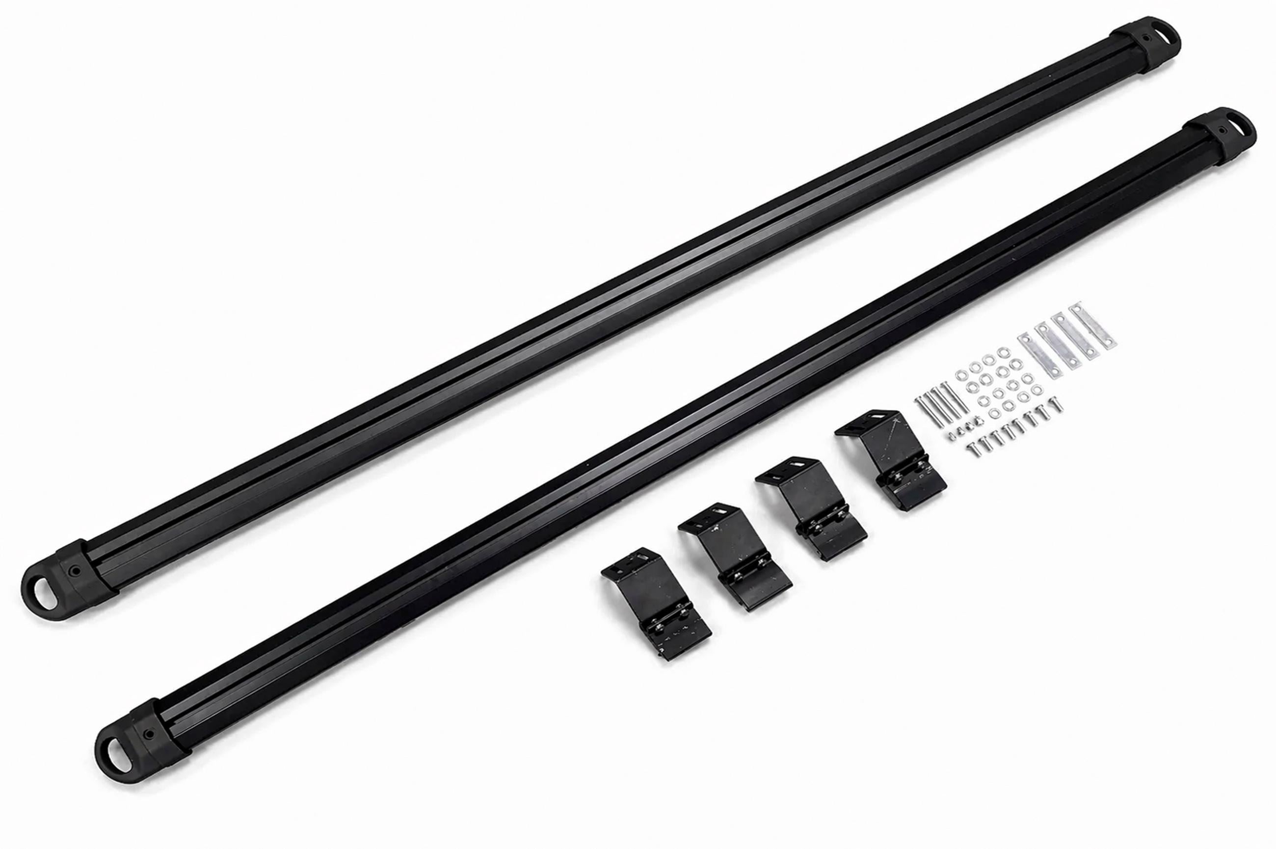 Багажник поперечины на встроенные рейлинги OEM 2 шт. для Jeep Grand Cherokee WK2 2010-2021 алюминий Черный (189502)