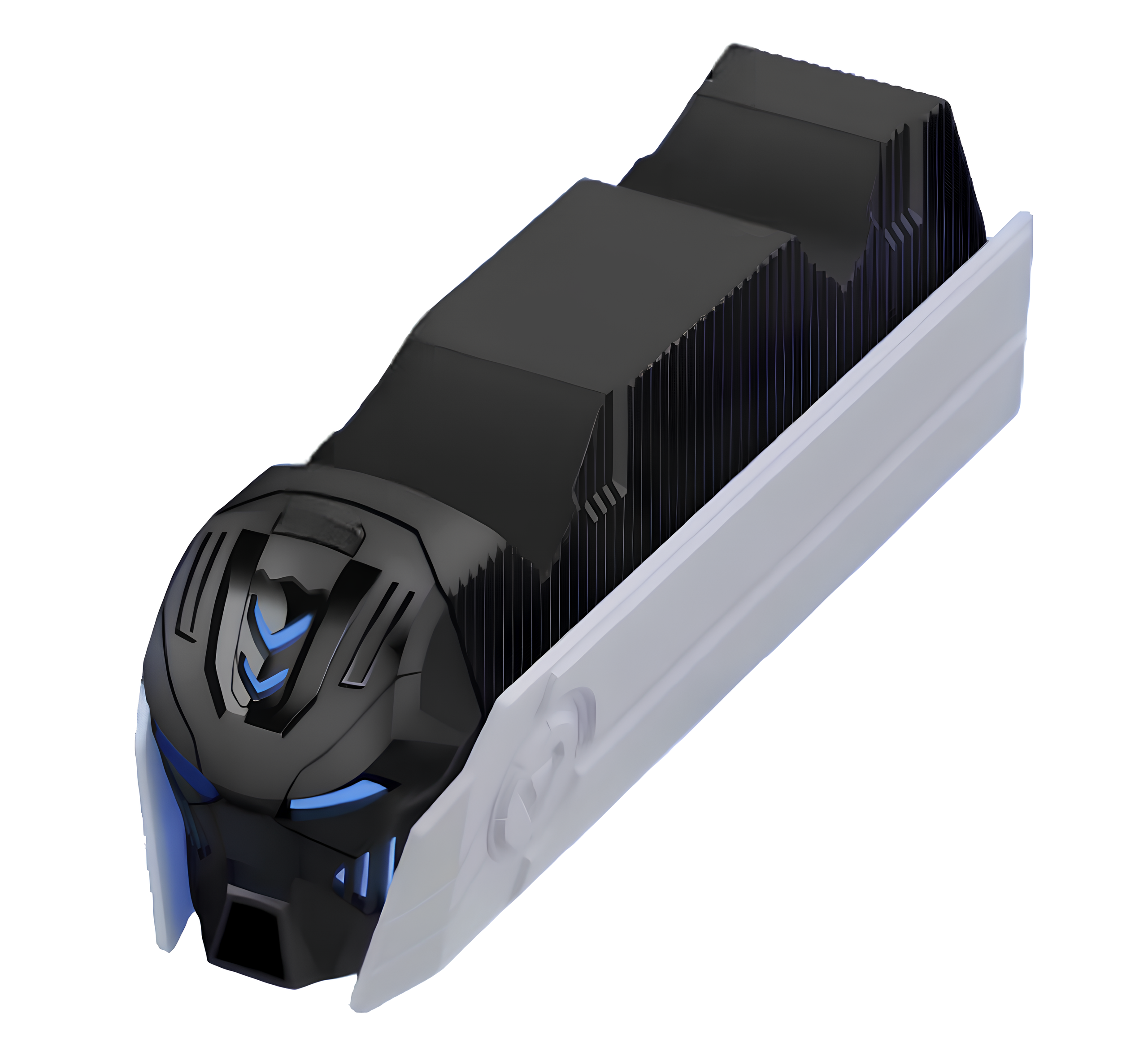 Зарядка для джойстика PS 5 BebonCool для PlayStation 5 PS 5 DualSense на 2 геймпади з LED підсвічуванням Сірий (404864022)