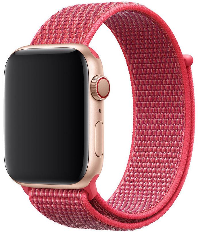 Тканинний ремінець Nylon Sport Band for Apple Watch 41/40/38mm, Hibiscus