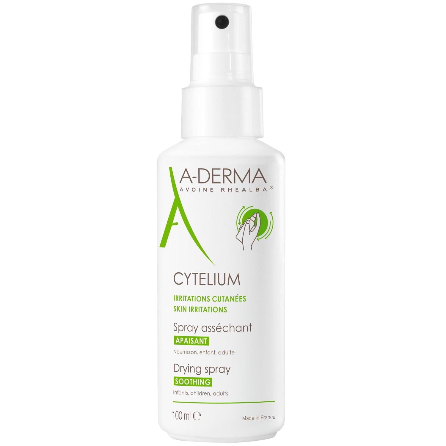 Спрей успокаивающий и подсушивающий для раздраженной кожи A-Derma Cytelium Drying Spray 100 мл