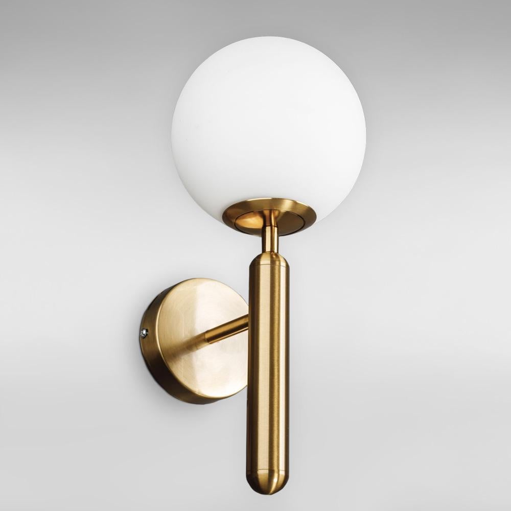 Светильник настенный Light House DL-18987/1W Латунь/Белый