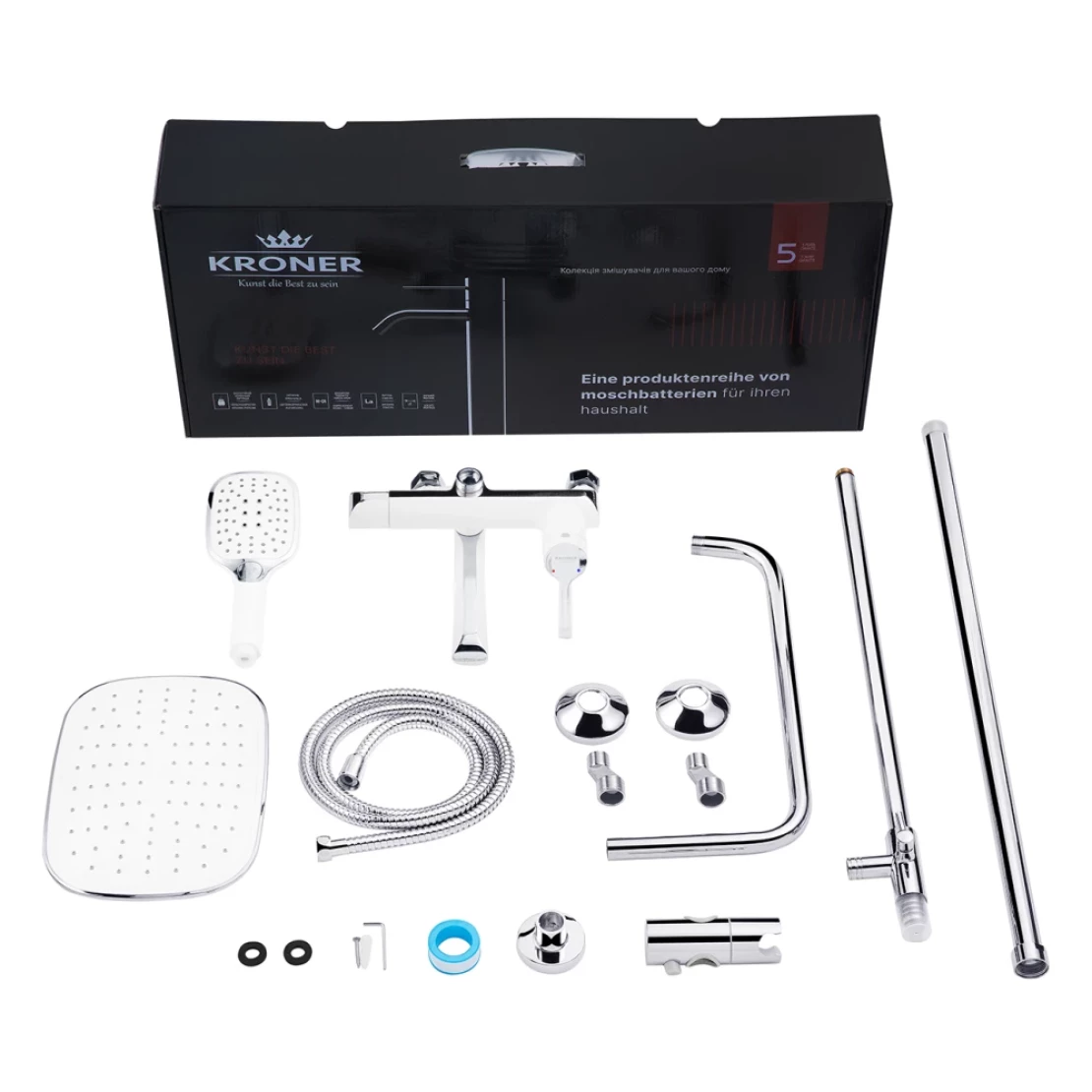 Душевая система Kroner KRP Essen W063 (SVR-CV024318) - фото 15