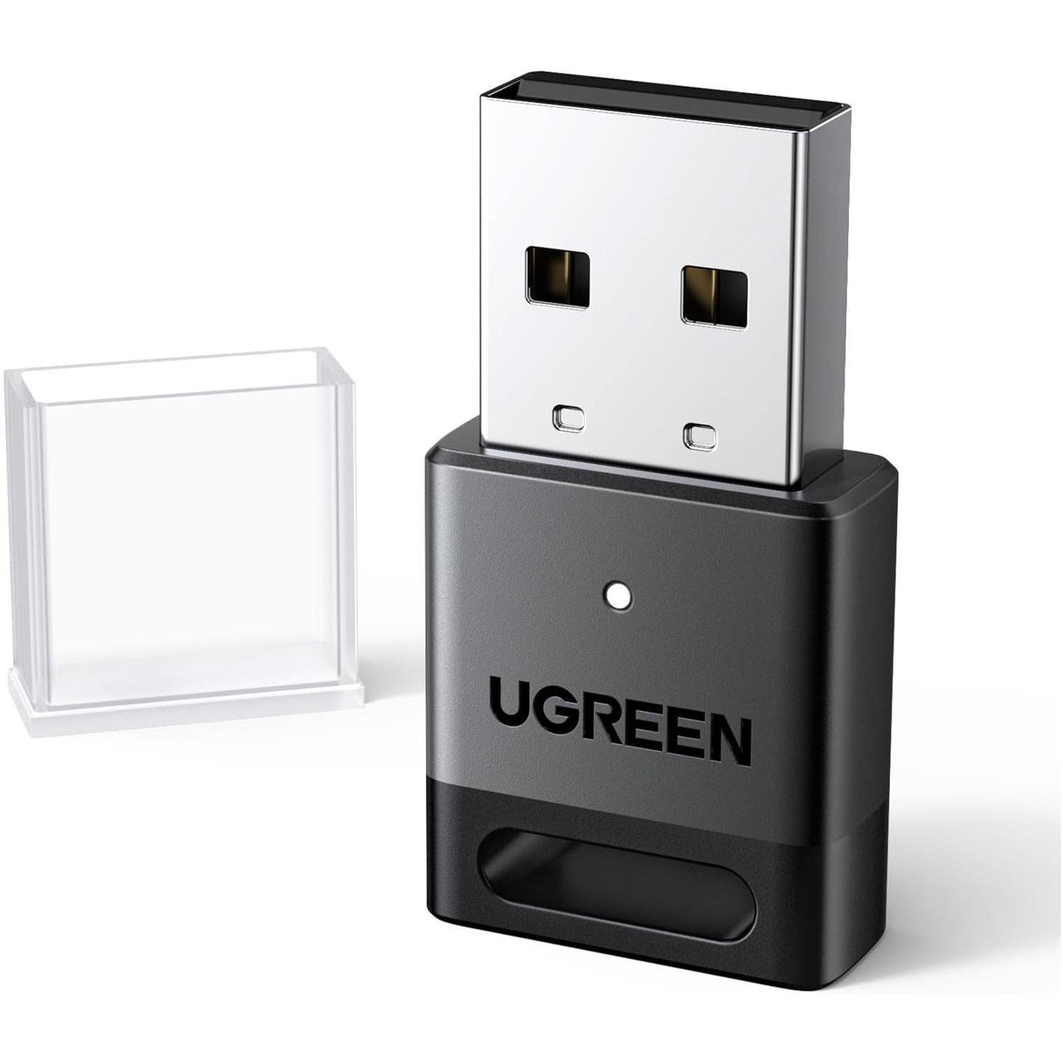 Адаптер UGREEN Bluetooth USB USB-A Bluetooth 5.4 Чорний (45134) - фото 1