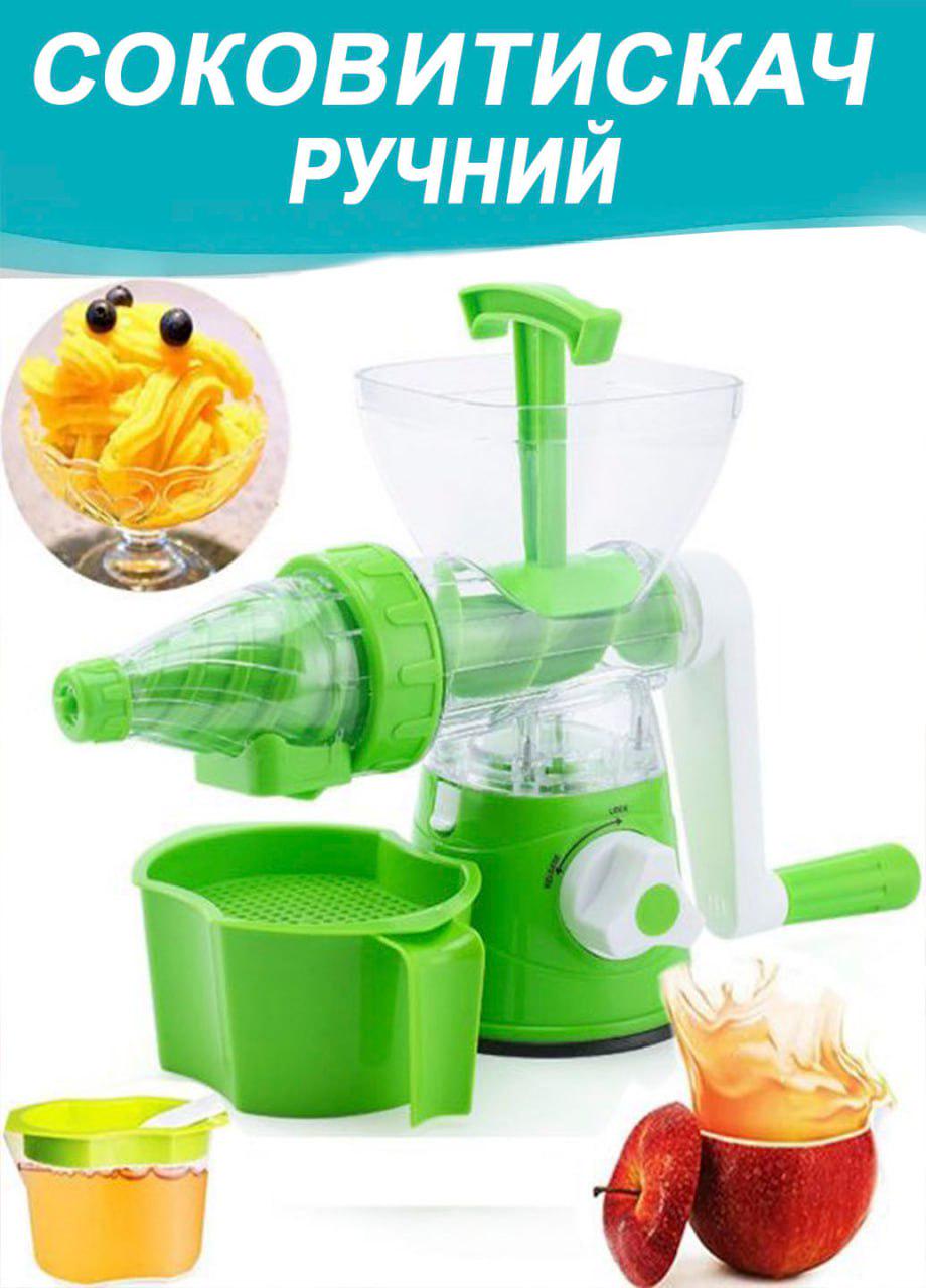 Соковыжималка Multi-Function RF-707 Handy Home ручная для фруктов с зажимом Зеленый (123456А) - фото 2