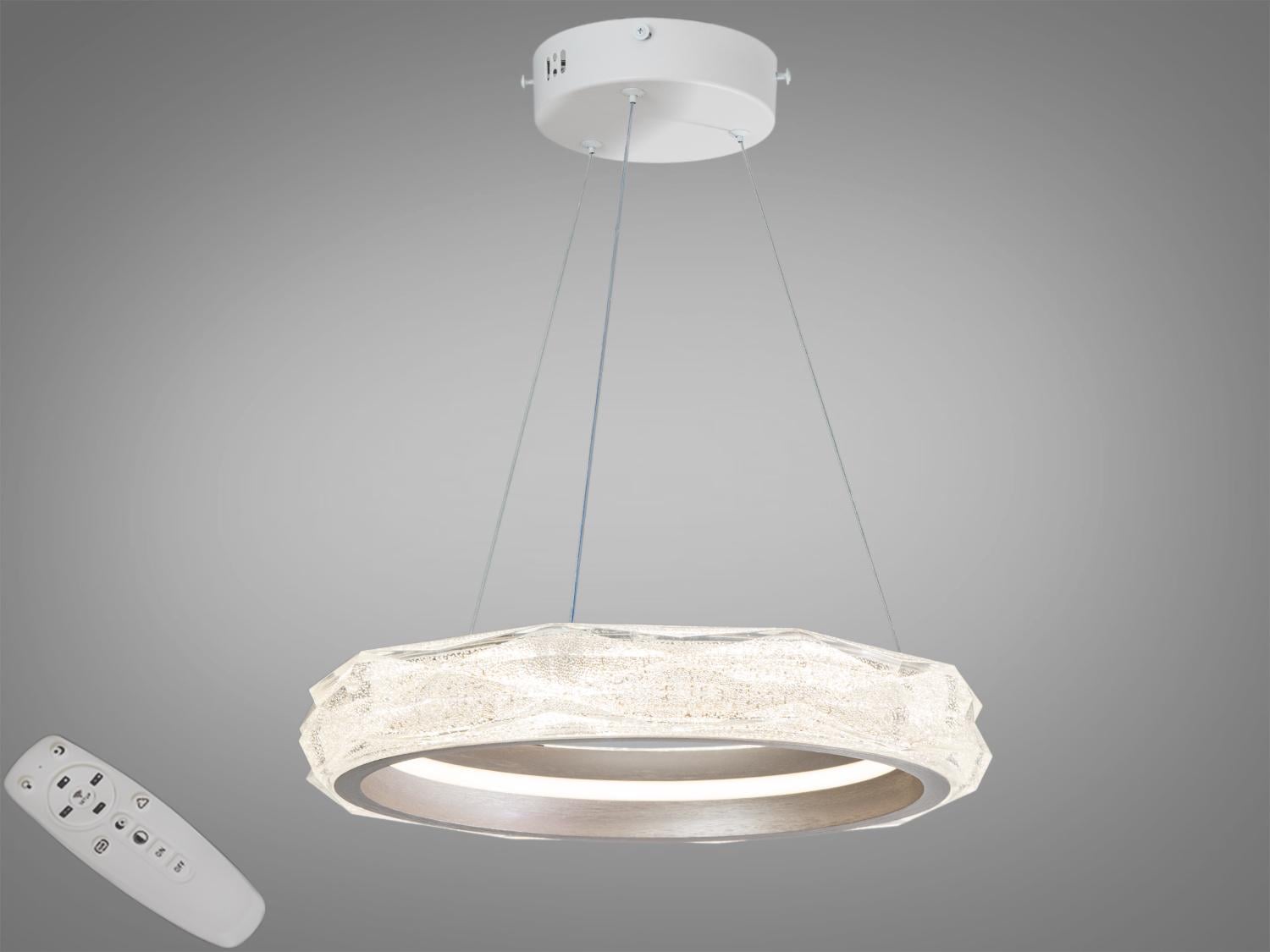 Люстра подвесная LED пульт 40 Вт Шампань (MD3528/400CG)