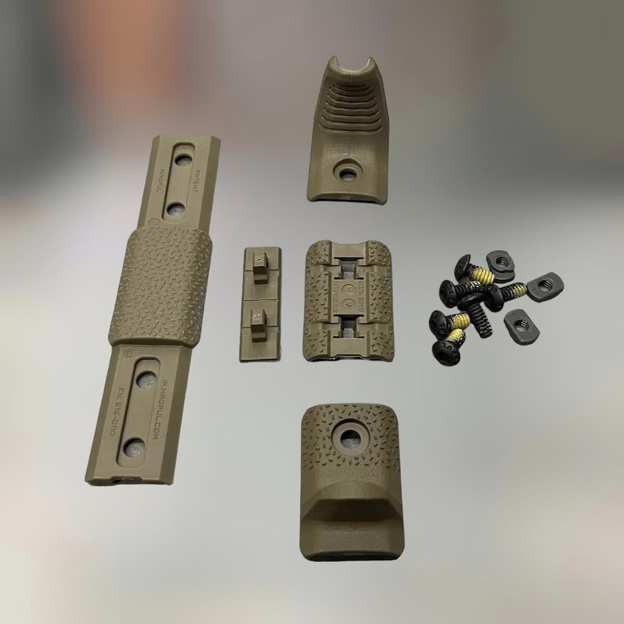 Упор Magpul M-LOK Hand Stop Kit передний на цевье, цвет Койот (MAG608) 0