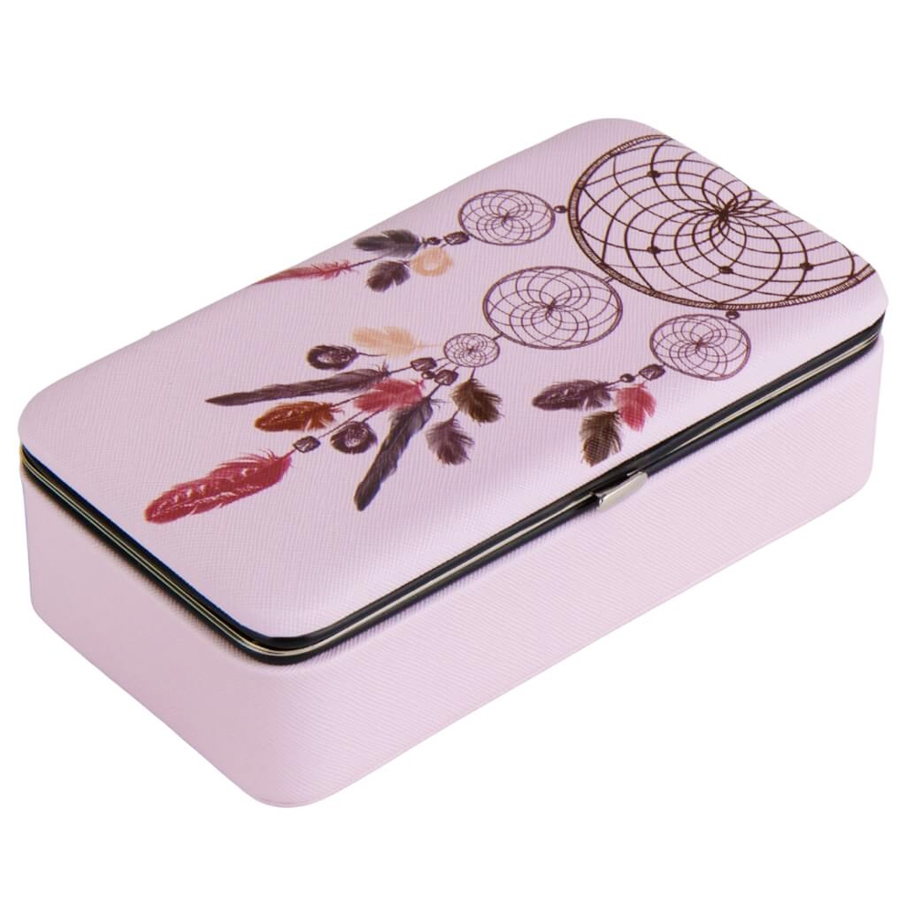 Ящик для украшений Elisey Ловец снов 9,5х18х6 см Розовый (9065-004)