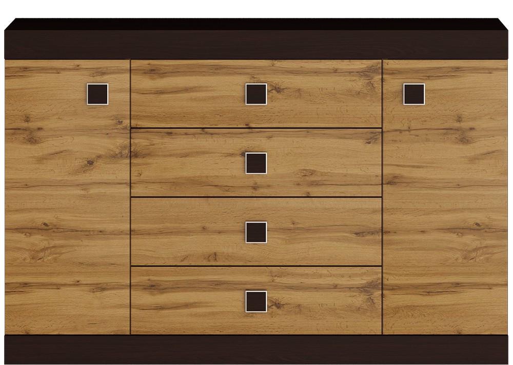 Комод Эверест на 4 ящика Соната-8 140х38х94 см Зеленый - фото 3 Комод Эверест на 4 ящика Соната-8 140х38х94 см Зеленый - фото 3