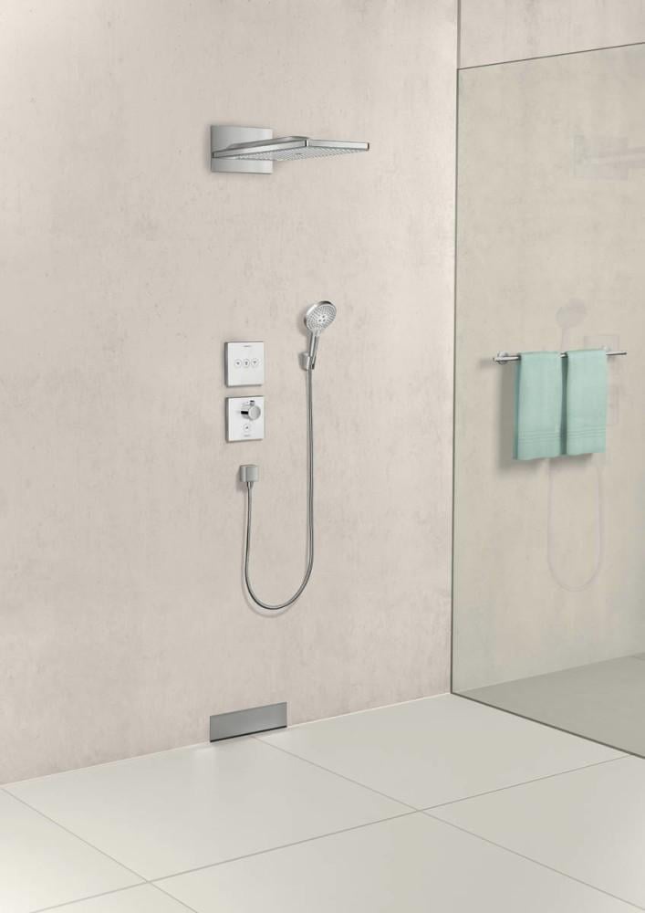 Наружная часть смесителя Hansgrohe ShowerSelect 15735400 с термостатом Белый/хром (117039) - фото 5