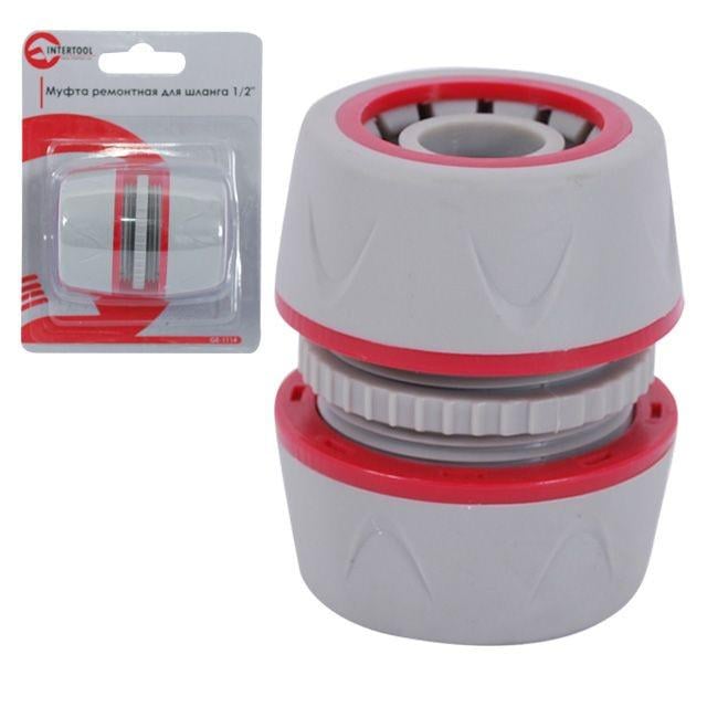Муфта ремонтно-з'єднувальна для шланга Intertool GE-1114 3/4" (122502) Муфта ремонтно-з'єднувальна для шланга Intertool GE-1114 3/4" (122502)
