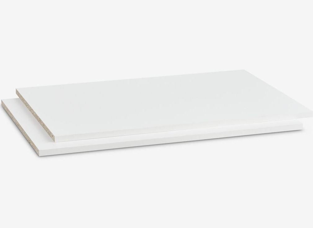 Полиці для шафи 98х50 см 2 шт. Білий (d511185f) Полиці для шафи 98х50 см 2 шт. Білий (d511185f)