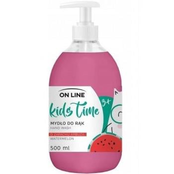 Мило для дітей On Line Kids Time Liquid Soap Watermelon з ароматом кавуна рідке 500 мл