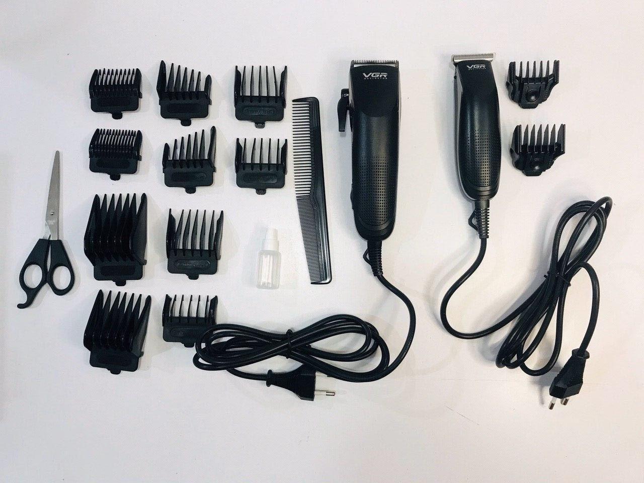 Машинка для стрижки волосся VGR V 023 професійна + тример для корекції
