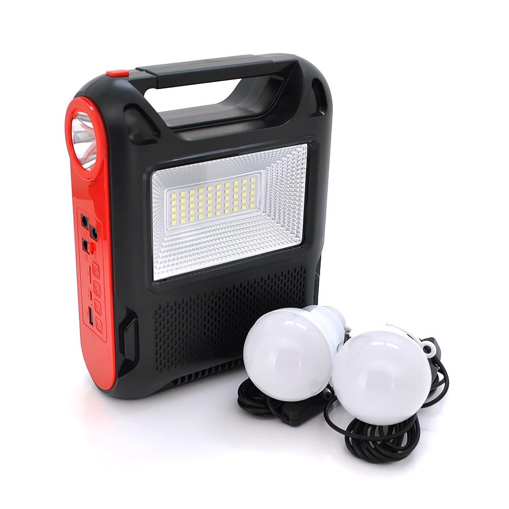 Фонарь переносной JY-108 Solar радио 2 режима 3 лампочки (DR011460)