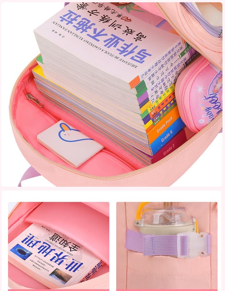 Шкільний рюкзак та шопер для дівчинки Cute Bunny Бузковий (2369805818) - фото 4