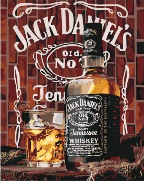 Алмазная мозаика Идейка Натюрморты Старый добрый Джек Д 40х50 см холст на подрамнике (АМ6061-mt)