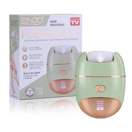 Пемза электрическая Flewkiss pro ENZO EN-7101 со сменными насадками 5 Вт Салатовый (2770686090) Пемза электрическая Flewkiss pro ENZO EN-7101 со сменными насадками 5 Вт Салатовый (2770686090)