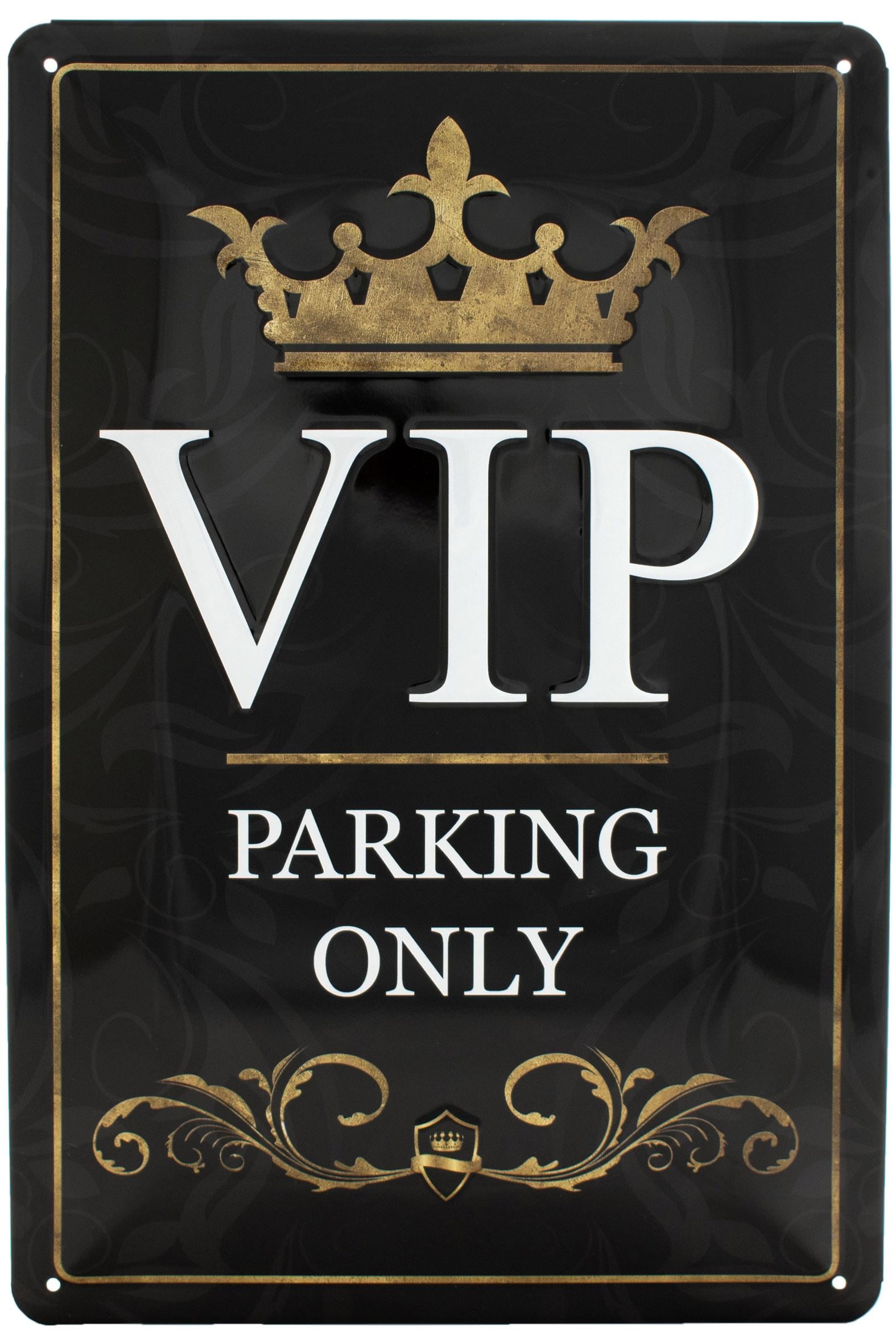 Табличка металлическая VIP Parking Only 20x30 см