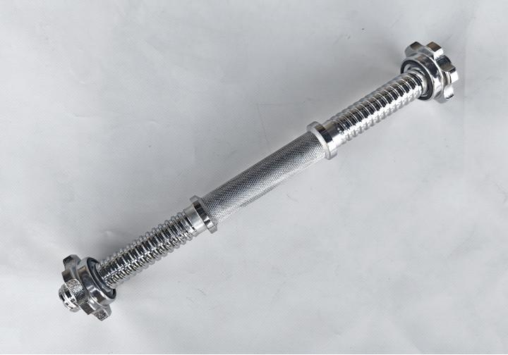 Гриф гантельный EasyFit хромированный 40 см Ø 28 мм (EF-GFR40-28) - фото 2 Гриф гантельный EasyFit хромированный 40 см Ø 28 мм (EF-GFR40-28) - фото 2