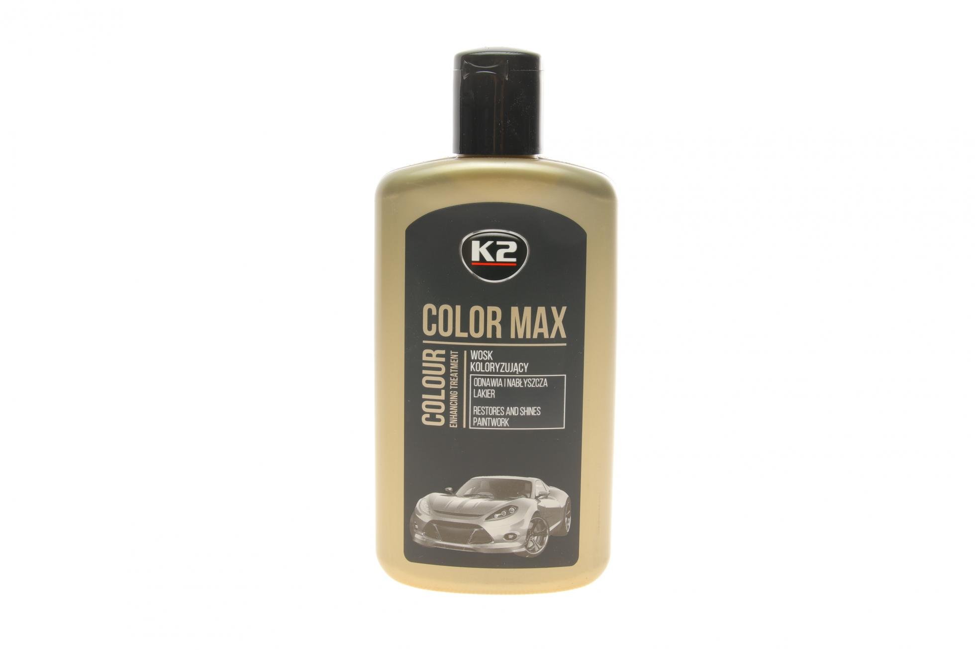 Поліроль восковий для кузова K2 Color Max 250 мл Black (K020CAN)